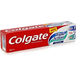 Colgate Triple Action Original Mint Οδοντόκρεμα για Λεύκανση 100ml