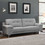 Woodwell Note Τριθέσιος Καναπές Γκρι 211x89x85cm Ε965,32