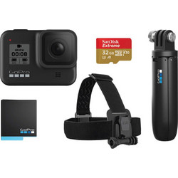 GoPro Hero8 Bundle Action Camera 4K Ultra HD Υποβρύχια με Οθόνη 2" Μαύρη