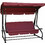 Velco Τριθέσια Κούνια Μεταλλική Κόκκινη 36-09861-16/10Α