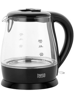 Teesa TSA1030B Γυάλινος Βραστήρας 1lt 1630W