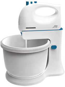 Heinner HMB-350BL Μίξερ με Περιστρεφόμενο Κάδο 2.5lt 300W