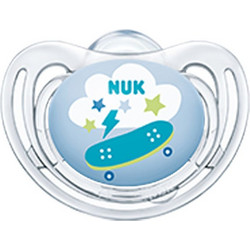 Nuk Freestyle Ανατομική Ορθοδοντική Πιπίλα Σιλικόνης 6-18m Skateboard