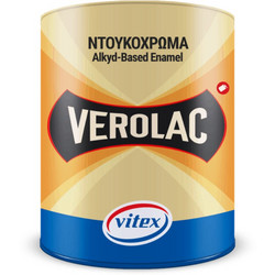 Vitex Verolac Ντουκόχρωμα Διαλύτου Ξύλου & Μετάλλου 55 Ματ 0.75lt
