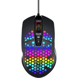 Andowl QM1 Ενσύρματο Gaming Ποντίκι RGB 6400 DPI Black