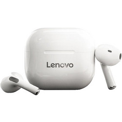 Lenovo LP40 Ακουστικά Bluetooth In Ear Ανθεκτικά στο Νερό White