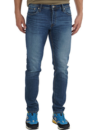 Jack & Jones Glenn Ανδρικό Τζιν Παντελόνι Slim Εφαρμογή Μπλε 12152347