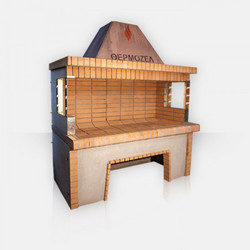 Thermozel Grande B209 Χτιστή Ψησταριά 175x94x208cm