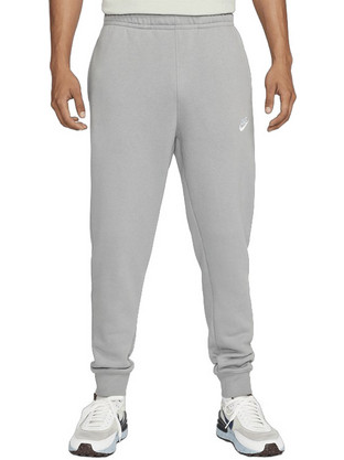 Nike Sportswear Club Ανδρικό Παντελόνι Φόρμας Fleece με Λάστιχο Γκρι BV2671-073