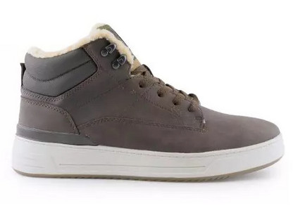 Sprox Ανδρικά Μποτάκια Suede Καφέ με Γούνα 2222-0276-000002