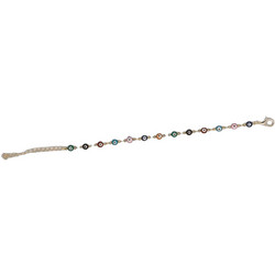 Kostibas Γυναικείο Βραχιόλι Αλυσίδα με Ματάκι 1535-512X