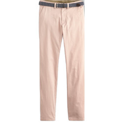 Celio Ανδρικό Παντελόνι Chino Ελαστικό Κανονική Εφαρμογή Ροζ NOBELT1