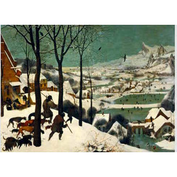 Puzzle Grafika Pieter Brueghel The Elder Κυνηγοί Στο Χιόνι 3000 Κομμάτια