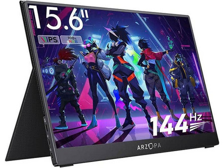Arzopa G1 IPS Φορητό Monitor 15.6" 1920x1080 FHD 144Hz 5ms