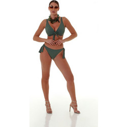 Bluepoint Bikini Top με Ενίσχυση Χακί 24066100E-15