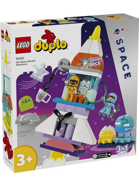 Lego Duplo 3 in 1 Space Shuttle Adventure για 3+ Ετών 10422