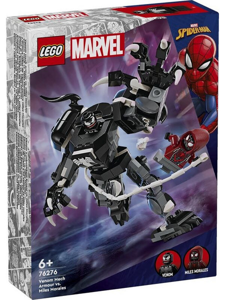 Lego Marvel Spider-Man Venom Mech Armor vs Miles Morales για 6+ Ετών 76276