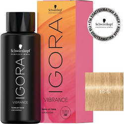 Schwarzkopf Igora Vibrance 10-5 Κατάξανθο Μαονί Ημιμόνιμη Βαφή Μαλλιών 60ml