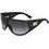 Dsquared2 D20124S 2M2/9O Γυναικεία Γυαλιά Ηλίου Oversized Κοκάλινα Μαύρα με Μαύρο Degradee Φακό