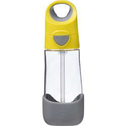 B.Box Tritan Lemon Sherbet Παιδικό Μπουκάλι Πλαστικό BPA Free με Καλαμάκι Κίτρινο Διαφανές 450ml