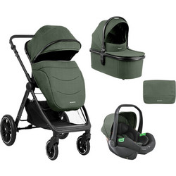KikkaBoo Ava Καρότσι Μωρού 3 σε 1 Army Green