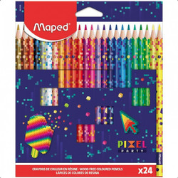 Maped Pixel Ξυλομπογιές Σετ 24τμχ