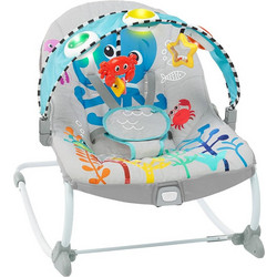 Baby Einstein Kick To It Opus Ηλεκτρικό Relax Μωρού Κούνια με Μουσική & Δόνηση έως 18kg Γκρι 16787