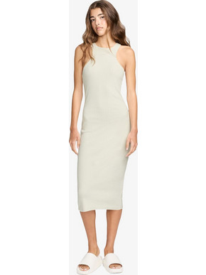 Nike Midi Καλοκαιρινό Αθλητικό Φόρεμα Εκρού FN3679-104
