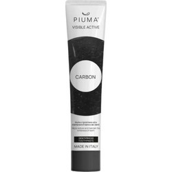 Piuma Visible Active Carbon Οδοντόκρεμα για Λεύκανση Ενεργού Άνθρακα Χωρίς Φθόριο 75ml