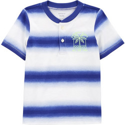 Carter's Παιδικό T-Shirt Κοντομάνικο Λευκό Royal Blue 2R026510