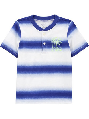 Carter's Παιδικό T-Shirt Κοντομάνικο Λευκό Royal Blue 2R026510