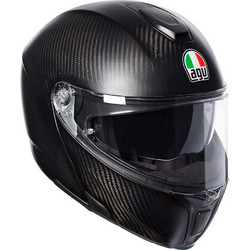 AGV Sportmodular Black Κράνος Μηχανής Flip-Up 1295gr