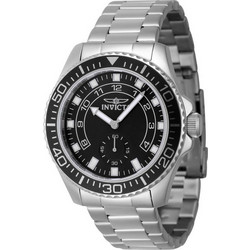 Invicta Pro Diver Ανδρικό Ρολόι με Ασημί Μεταλλικό Μπρασελέ 47125