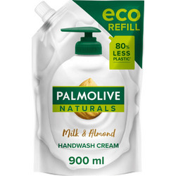 Palmolive Naturals Milk & Almond Κρεμοσάπουνο Refill 900ml