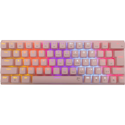 White Shark Wakizashi Ασύρματο Μηχανικό Gaming Πληκτρολόγιο 60% με Custom Blue Διακόπτες RGB Pink
