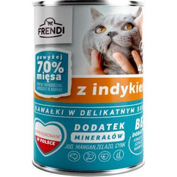 Pet Republic Frendi with Turkey Chunks in Delicate Sauce 400gr