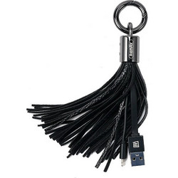 Remax RC-053i Keychain USB-A to Lightning Cable 0.08m Black RC-053I