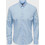 Only & Sons Ανδρικό Πουκάμισο Μακρυμάνικο Slim Fit Γαλάζιο 22027745