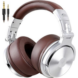 OneOdio Pro40 Ενσύρματα Ακουστικά Over Ear Ασημί Καφέ