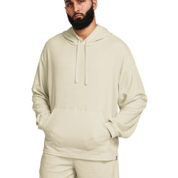 Under Armour Rival Waffle Ανδρικό Αθλητικό Φούτερ με Κουκούλα Μπεζ 1383108-273