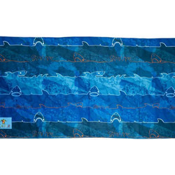 Tortue Sharks Παιδική Πετσέτα Θαλάσσης Μπλε S4-410-100