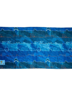 Tortue Sharks Παιδική Πετσέτα Θαλάσσης Μπλε S4-410-100