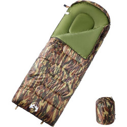 vidaXL Sleeping Bag Μονό 3 Εποχών Χακί 94441