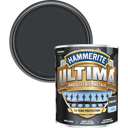 Vivechrom Hammerite Ultima 3 σε 1 Βερνικόχρωμα Νερού Ξύλου Γκρι Gloss 2.5lt