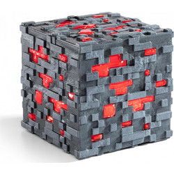 The Noble Collection Minecraft Redstone Ore Illuminating Cube NN3725