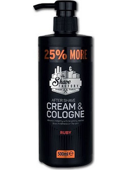 The Shave Factory Ruby After Shave Cream & Cologne 500ml