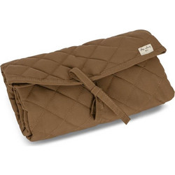 Konges Slojd Mini Φορητή Αλλαξιέρα Μωρού Υφασμάτινη 60x40cm Καφέ