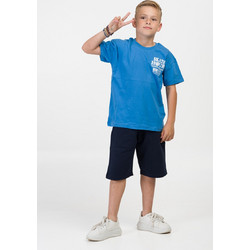 TraX Παιδικό Σετ για Αγόρι Καλοκαιρινό Navy Μπλε Royal Blue 45366