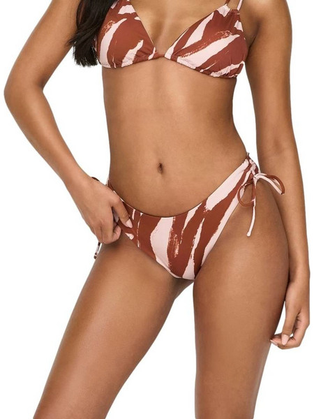 Only Bikini Slip Καφέ 15314218