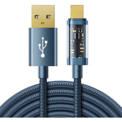 Joyroom Braided USB-A to Lightning Cable 20W 2m Blue S-UL012A20